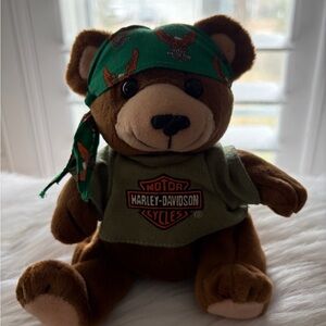 Harley-Davidson Plush Bear with Green Bandana
1998